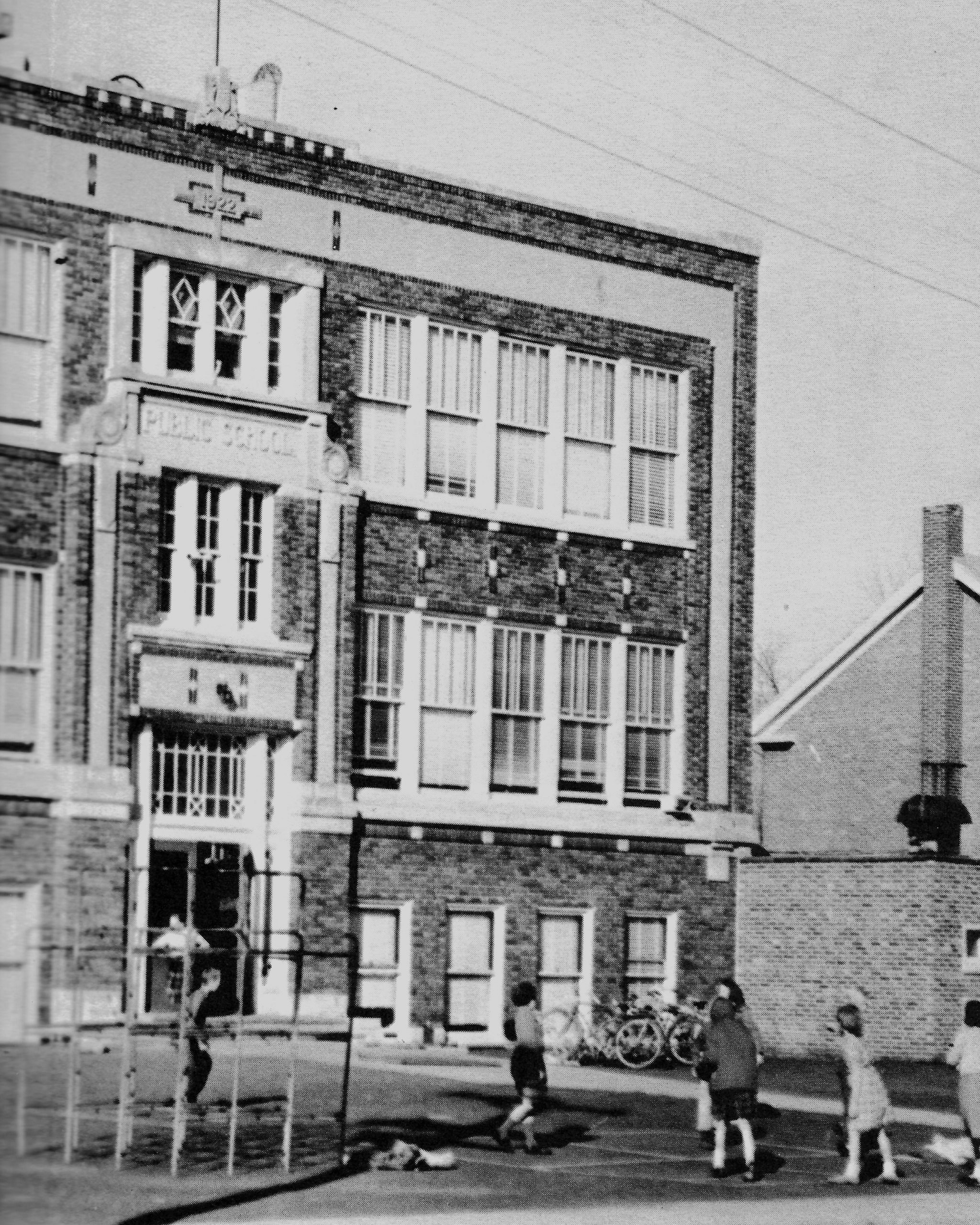 Remnants of Garnavillo 1922 School Building on Display Garnavillo